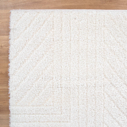 2x3 Cream Shag Rug - Adore Rugs & Flooring